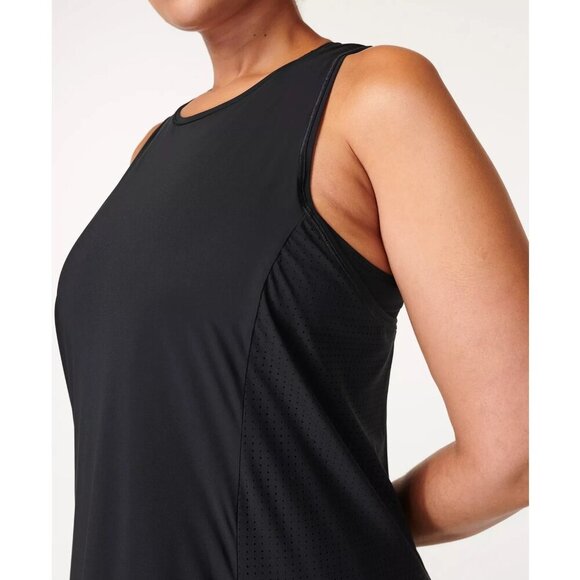 NWT Sweaty Betty Explorer Ace Midi Dress Black Size Large - Picture 5 of 14